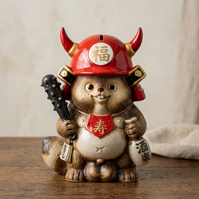 福鬼門狸の貯金箱